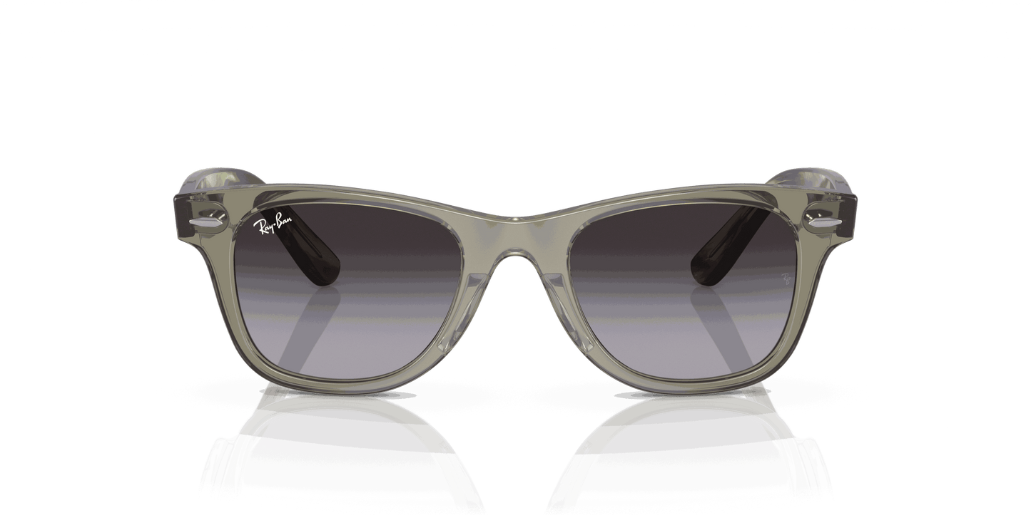 [Grey Lenses, Polished Transparent Green Frame]