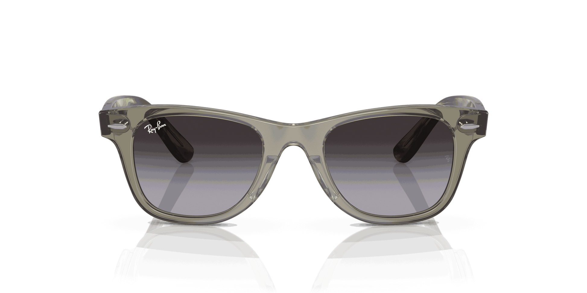[Grey Lenses, Polished Transparent Green Frame]