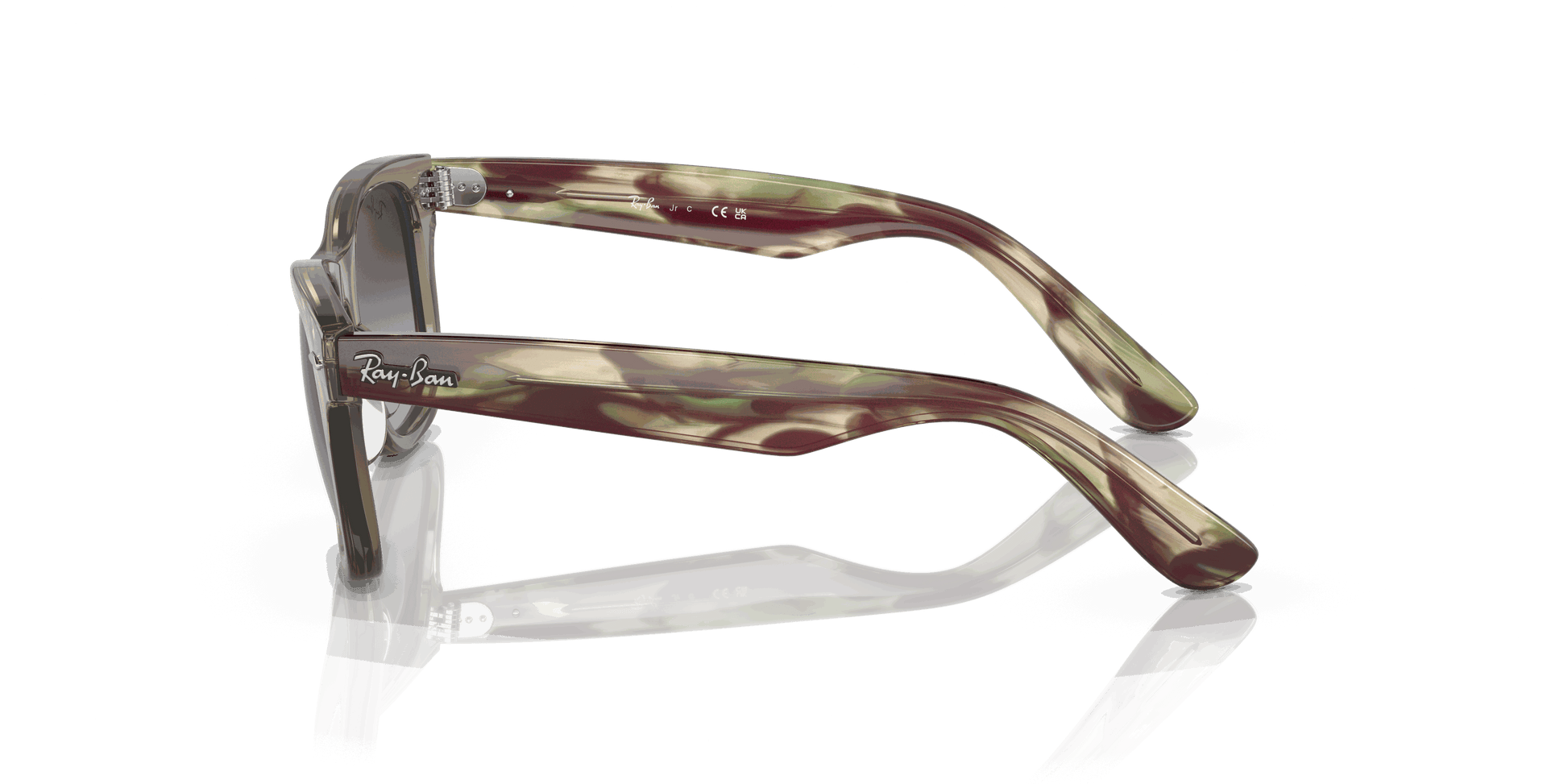 [Grey Lenses, Polished Transparent Green Frame]