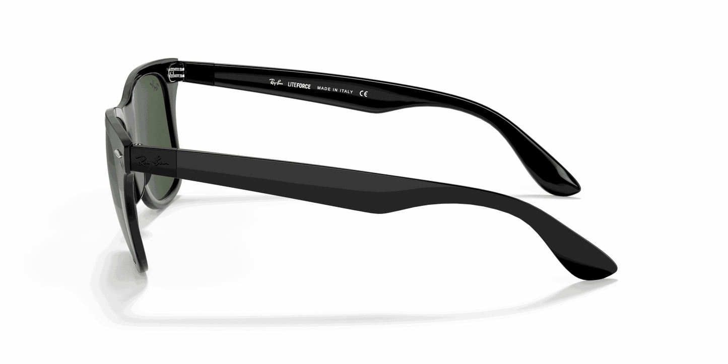 [Green Classic Lenses, Polished Black Frame]