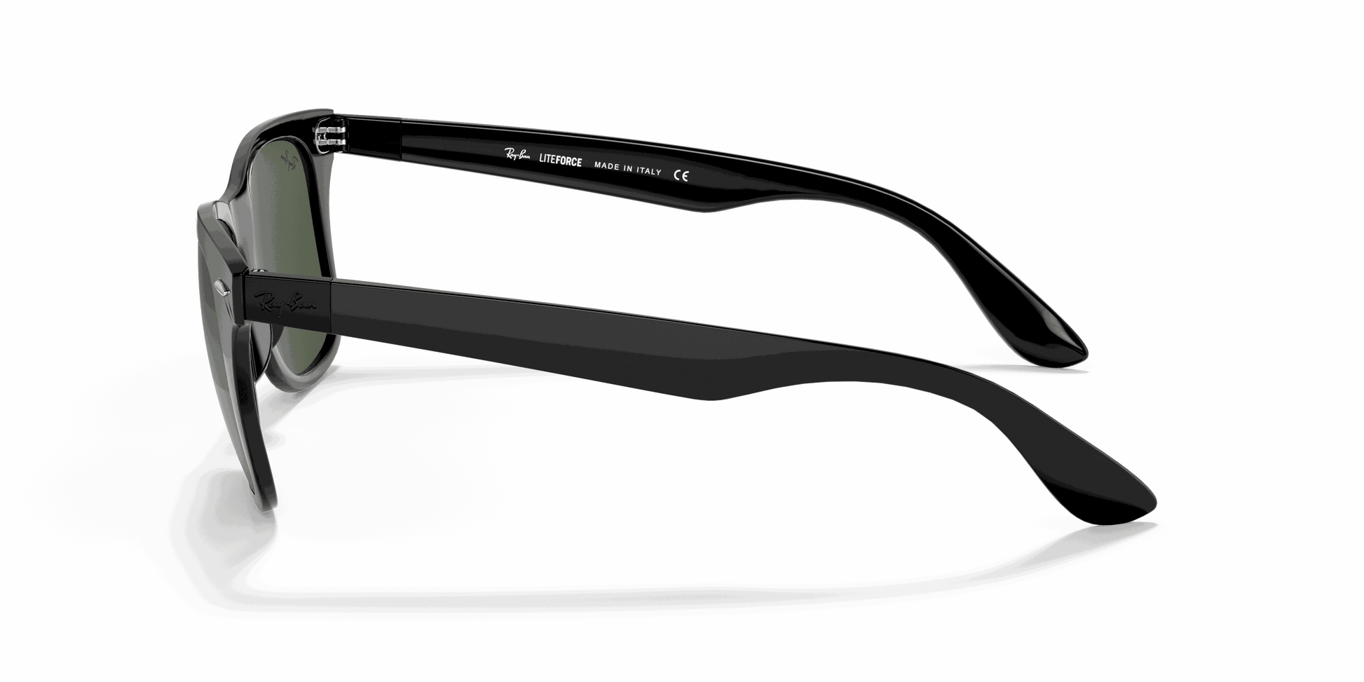 [Green Classic Lenses, Polished Black Frame]