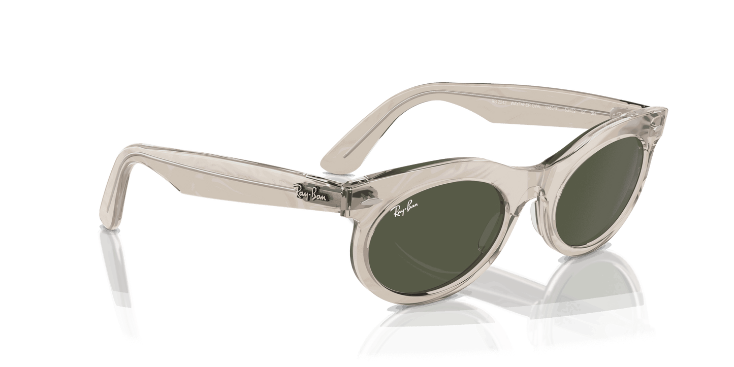 [Green Lenses, Polished Photo Waves Grey Frame]