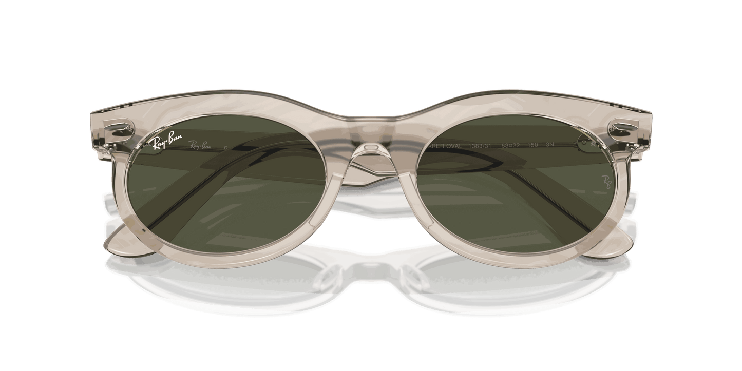 [Green Lenses, Polished Photo Waves Grey Frame]