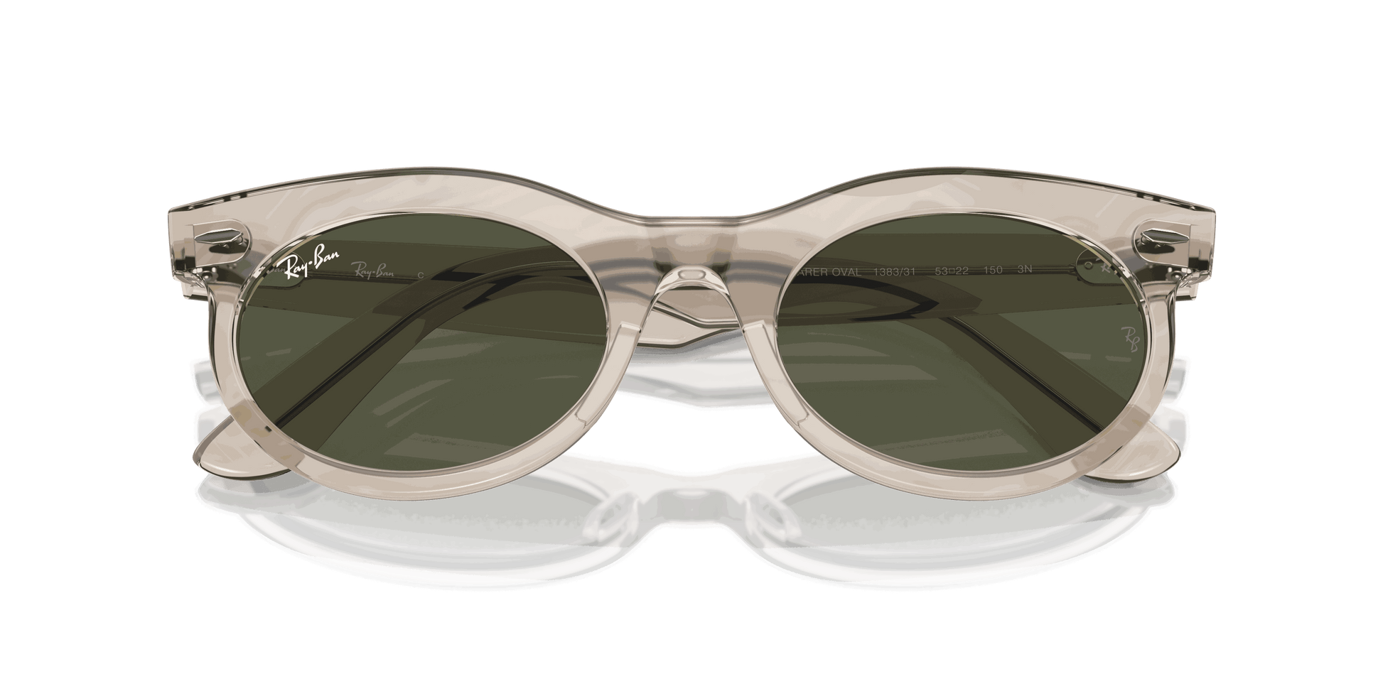 [Green Lenses, Polished Photo Waves Grey Frame]