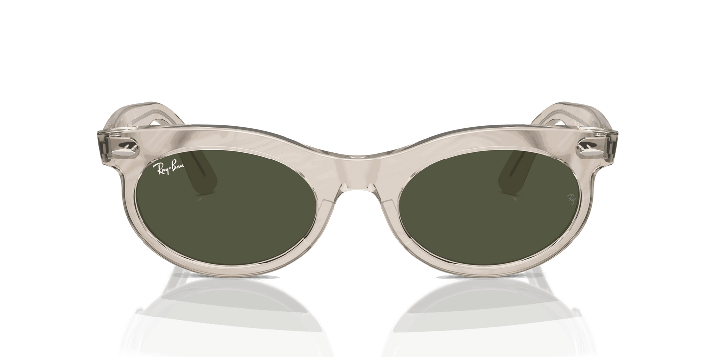 [Green Lenses, Polished Photo Waves Grey Frame]
