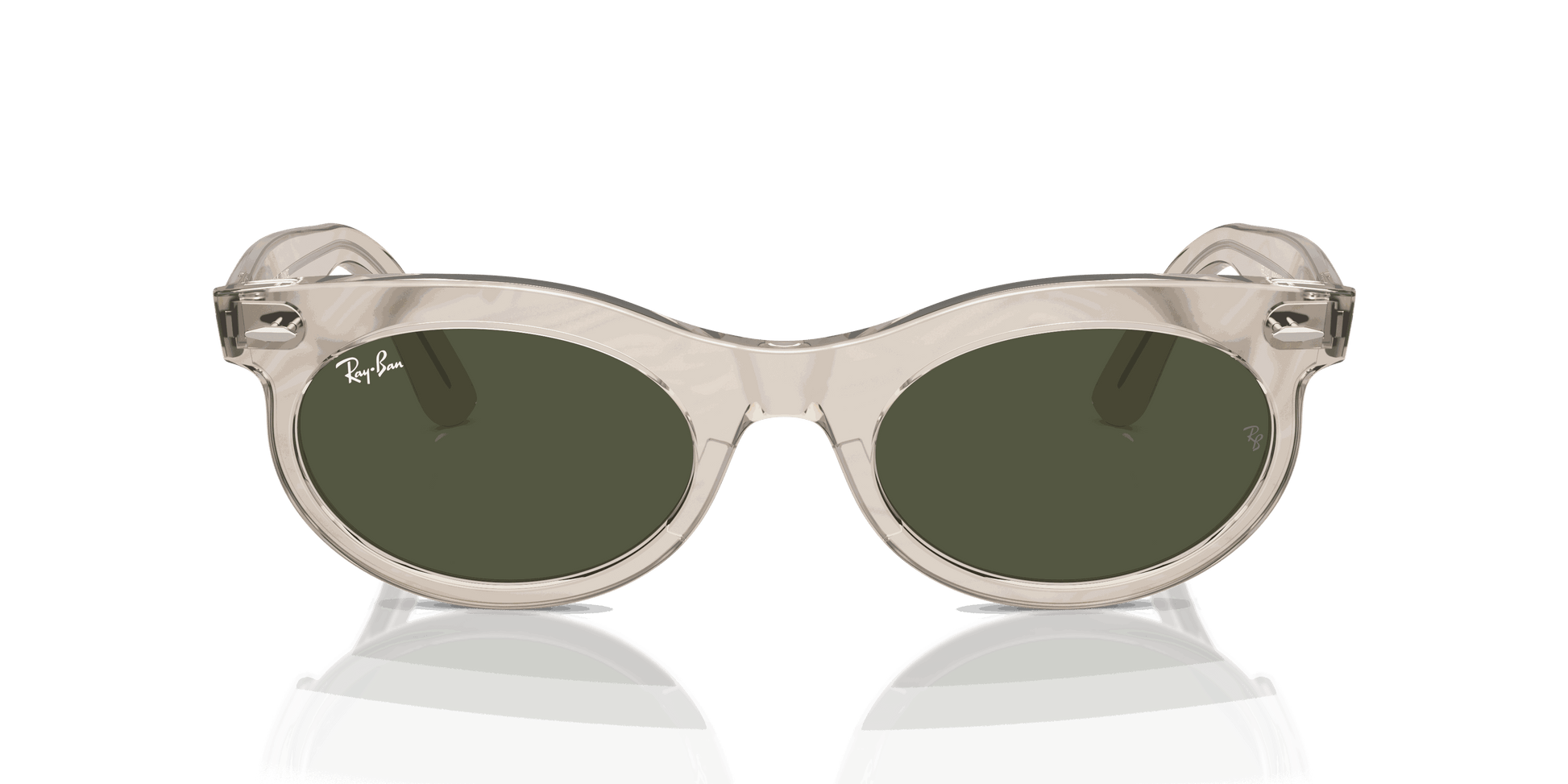 [Green Lenses, Polished Photo Waves Grey Frame]