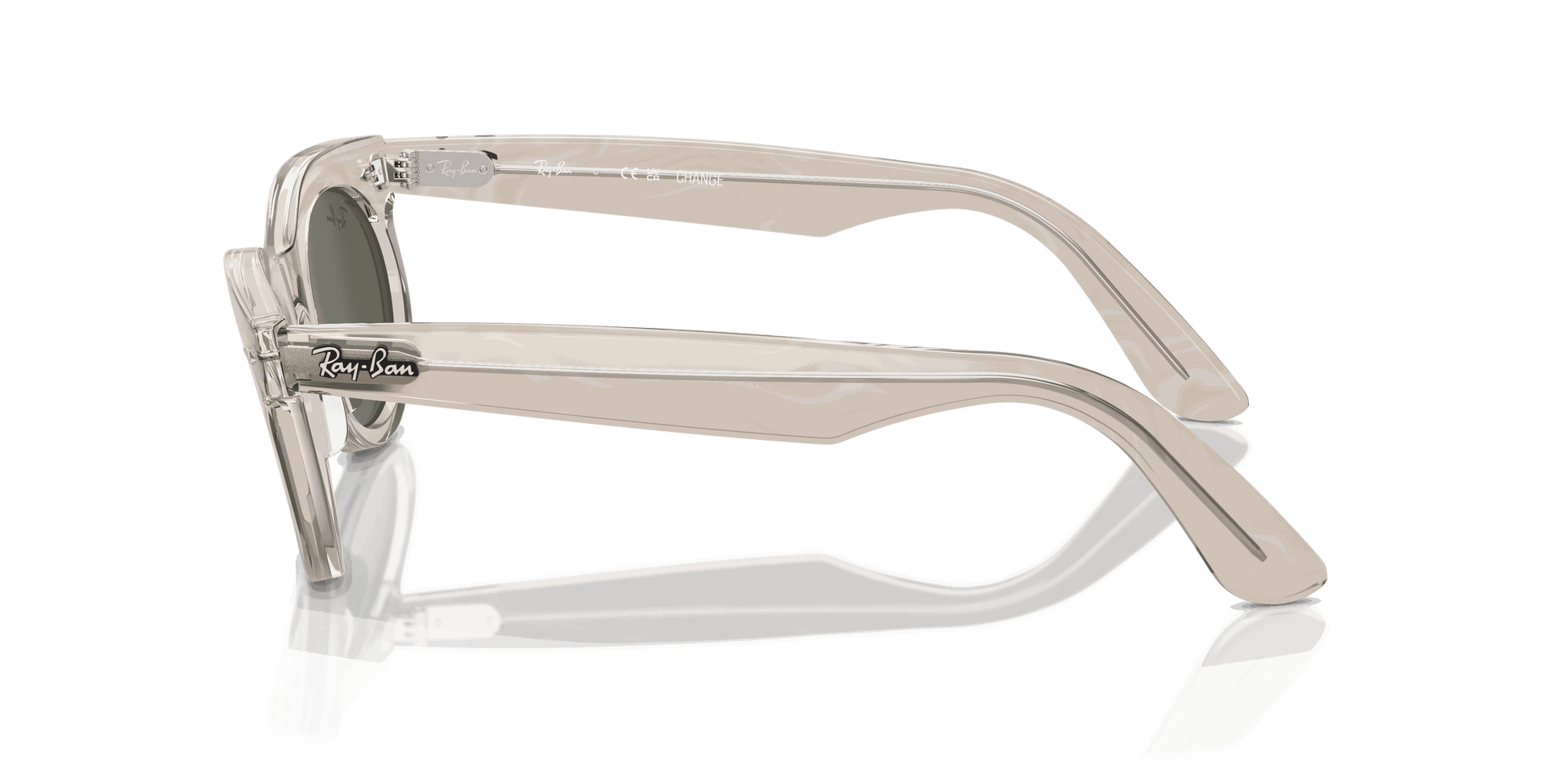 [Green Lenses, Polished Photo Waves Grey Frame]