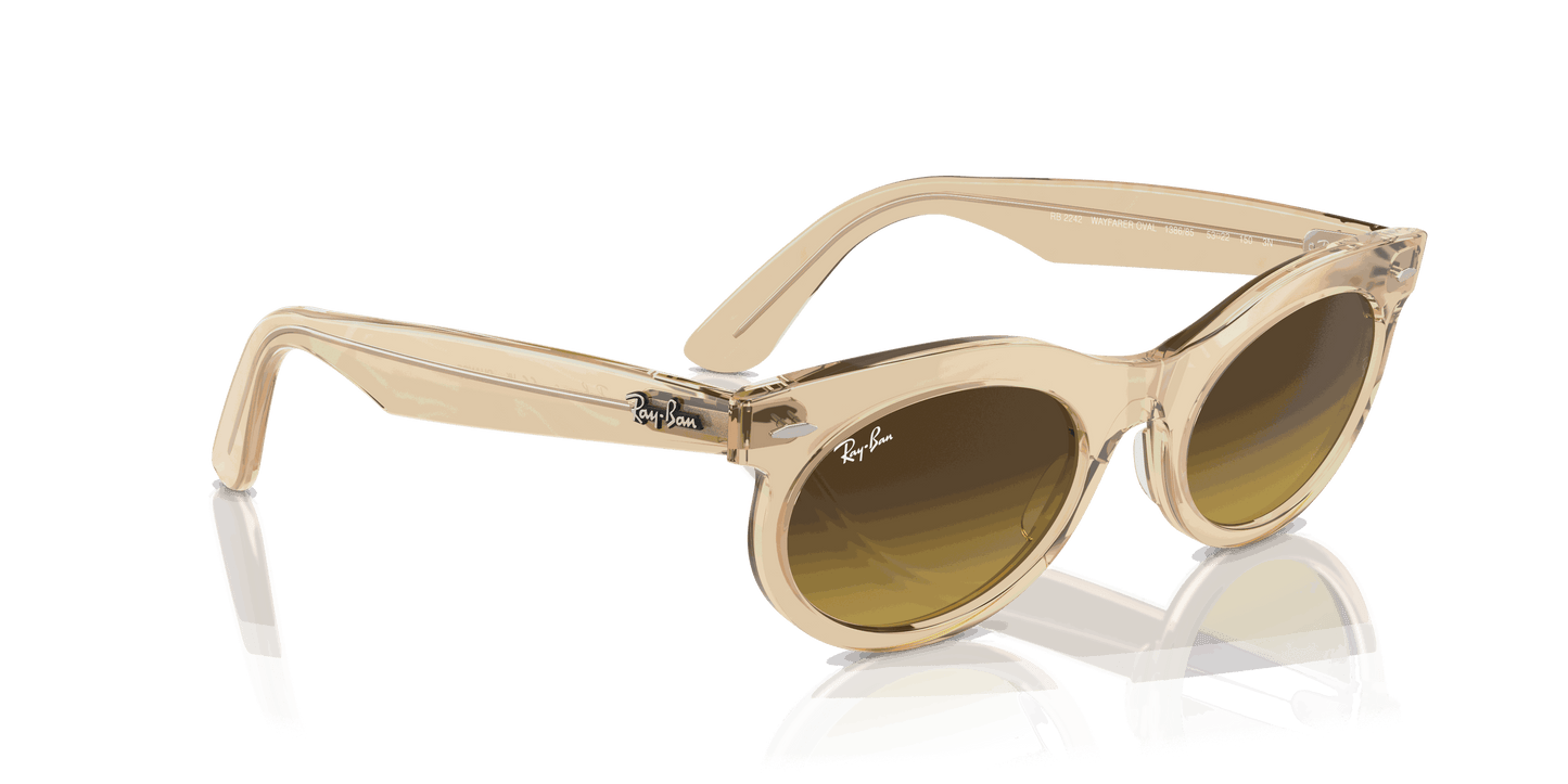 [Brown Lenses, Polished Photo Waves Brown Frame]