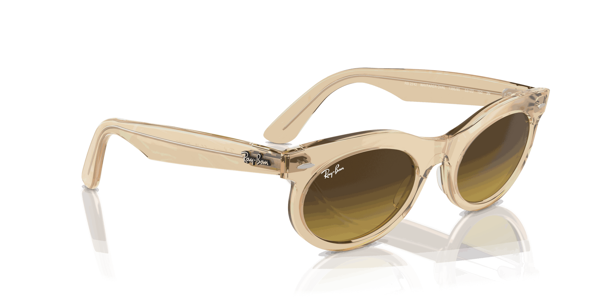 [Brown Lenses, Polished Photo Waves Brown Frame]