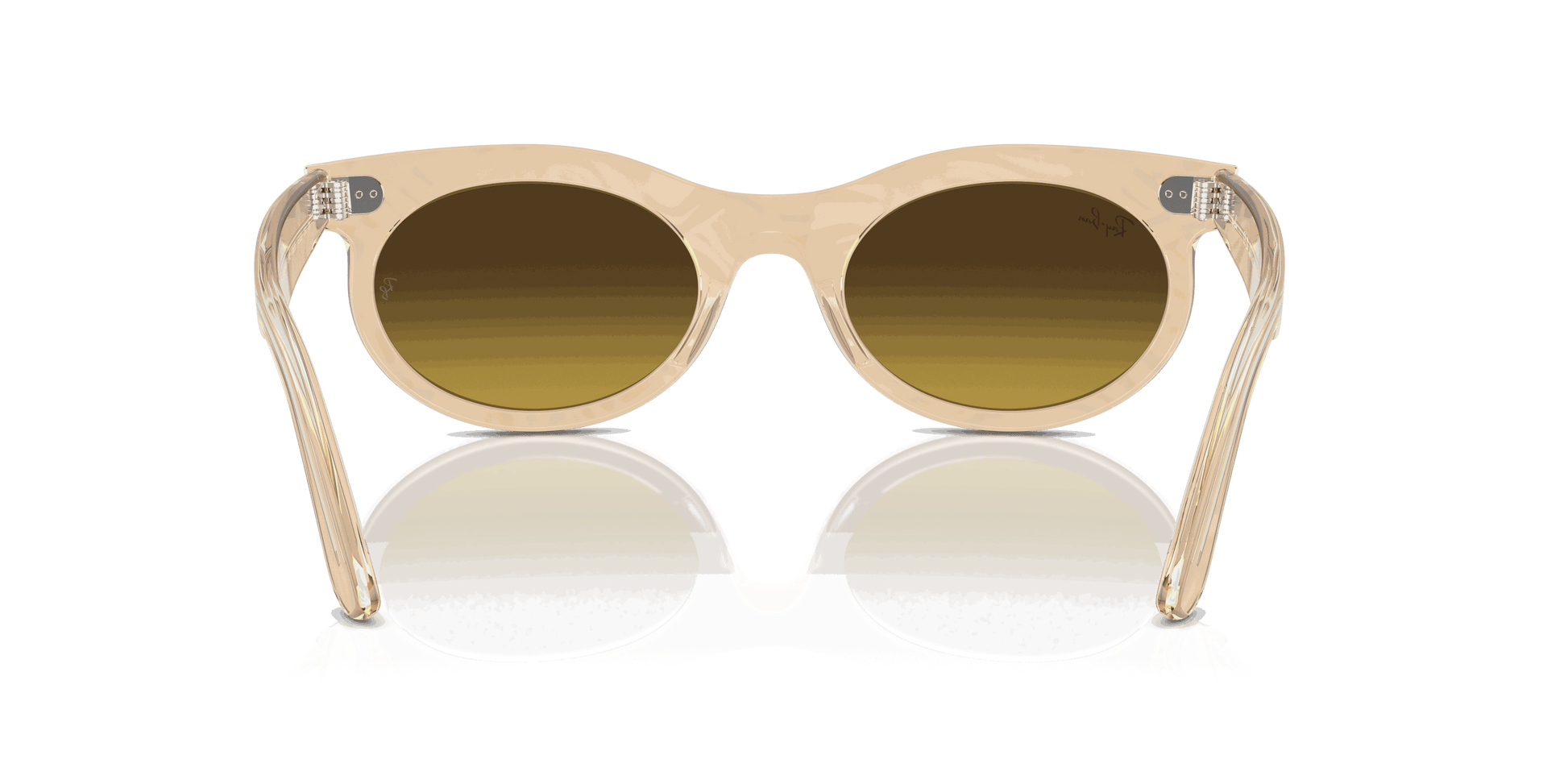 [Brown Lenses, Polished Photo Waves Brown Frame]
