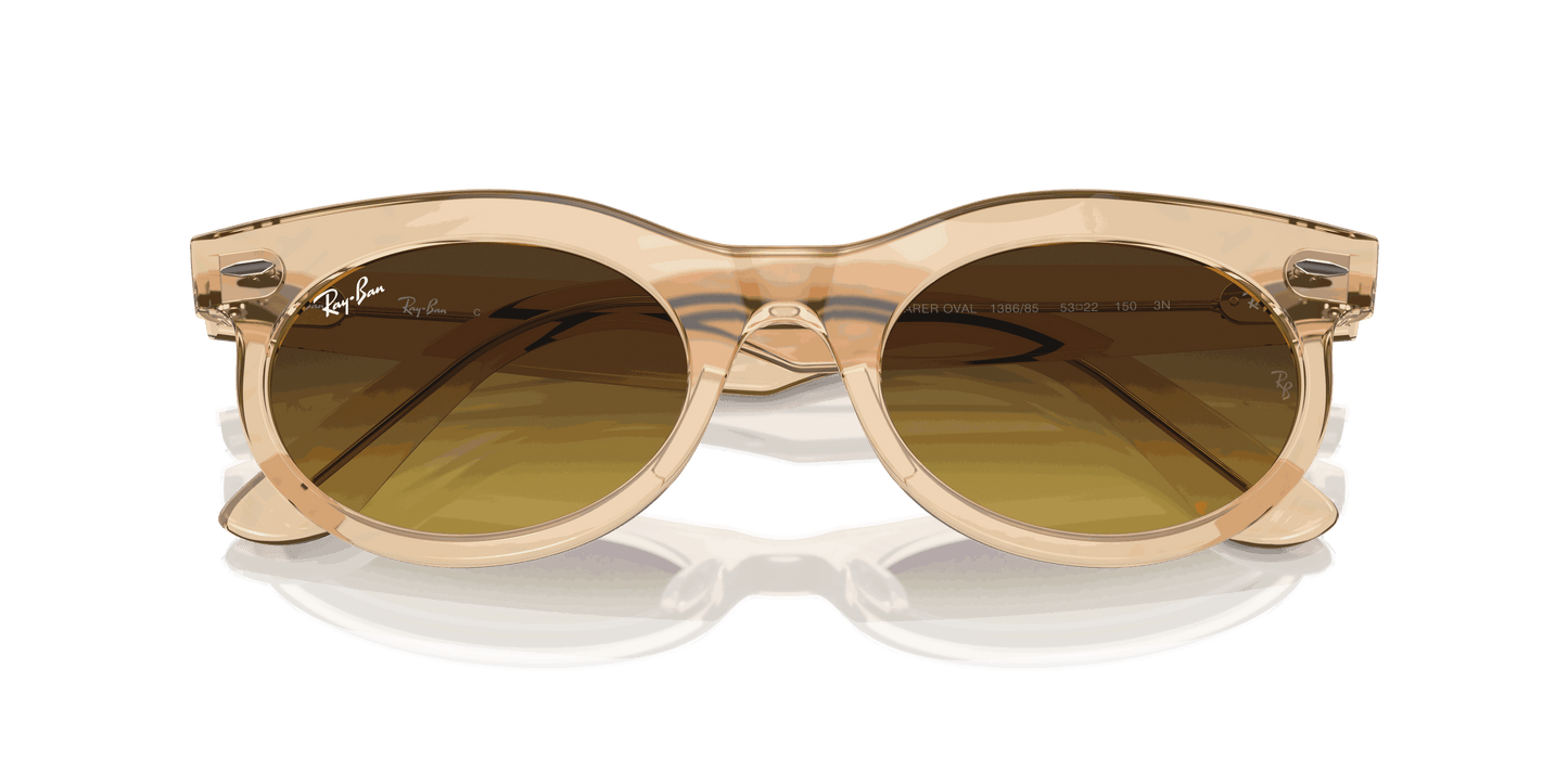 [Brown Lenses, Polished Photo Waves Brown Frame]