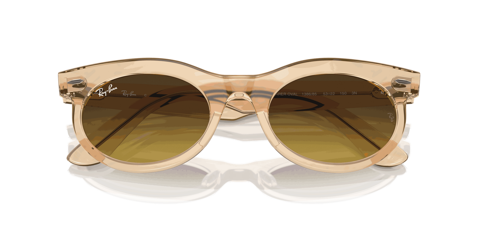 [Brown Lenses, Polished Photo Waves Brown Frame]