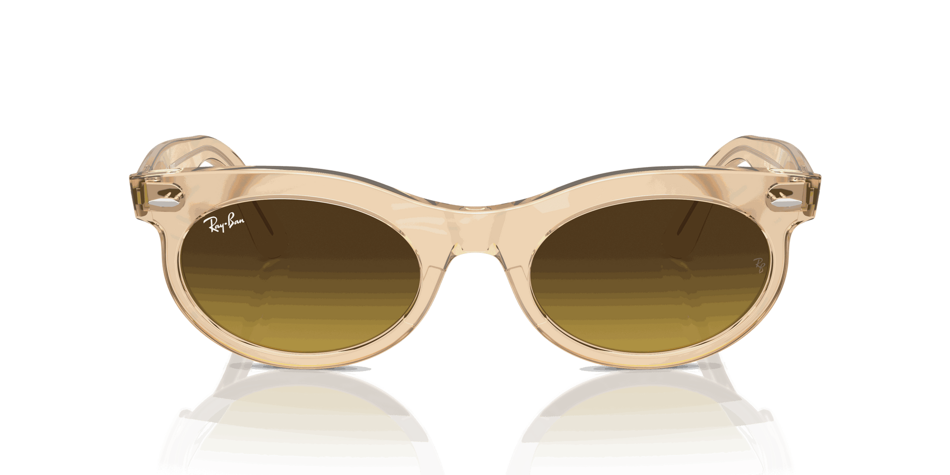 [Brown Lenses, Polished Photo Waves Brown Frame]