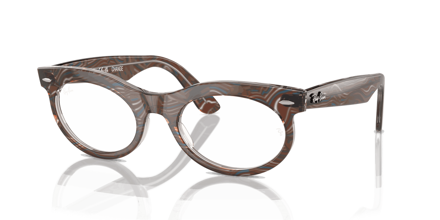 [Clear Lenses, Polished Photo Waves Grey Frame]