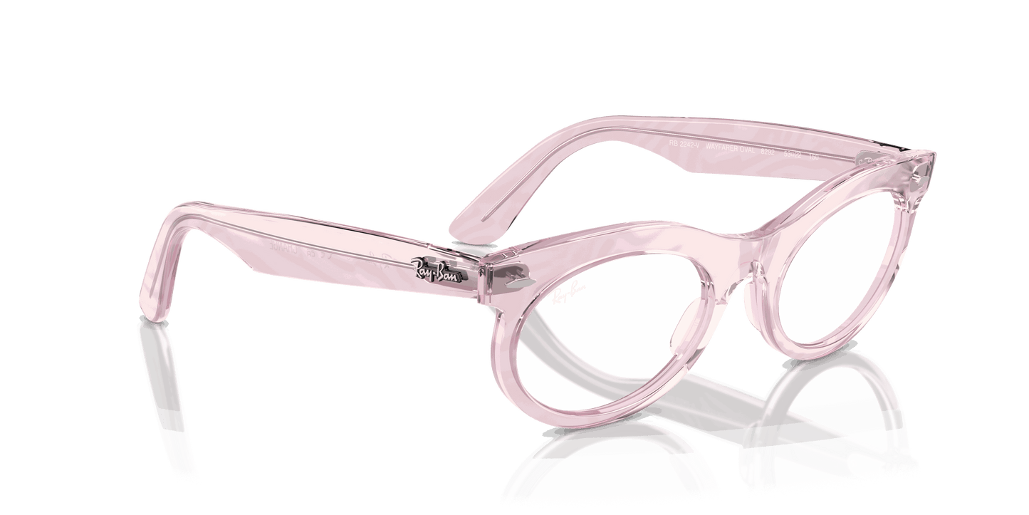 [Clear Lenses, Polished Photo Waves Purple Frame]