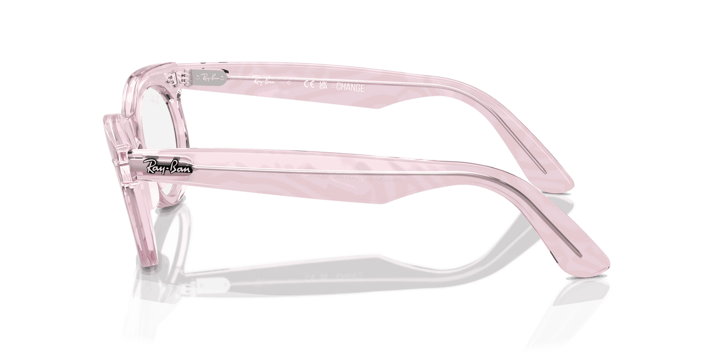 [Clear Lenses, Polished Photo Waves Purple Frame]