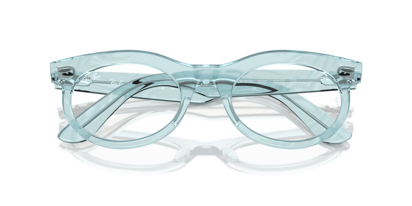 [Clear Lenses, Polished Photo Waves Azure Frame]