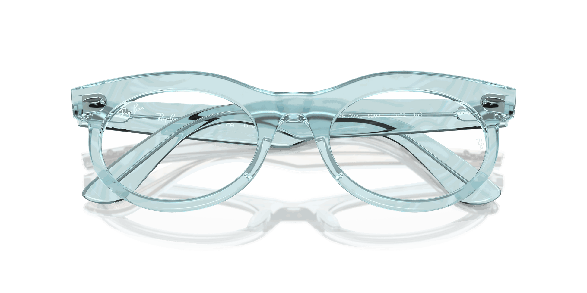 [Clear Lenses, Polished Photo Waves Azure Frame]