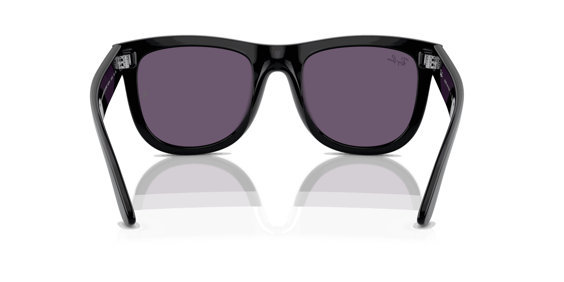 [Violet Lenses, Polished Black Frame]