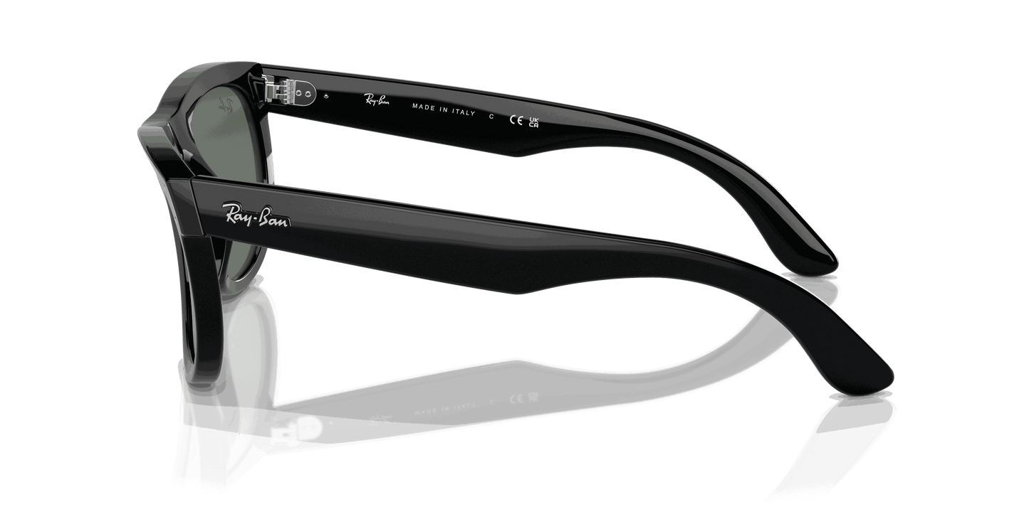[Dark Green Lenses, Polished Black Frame]