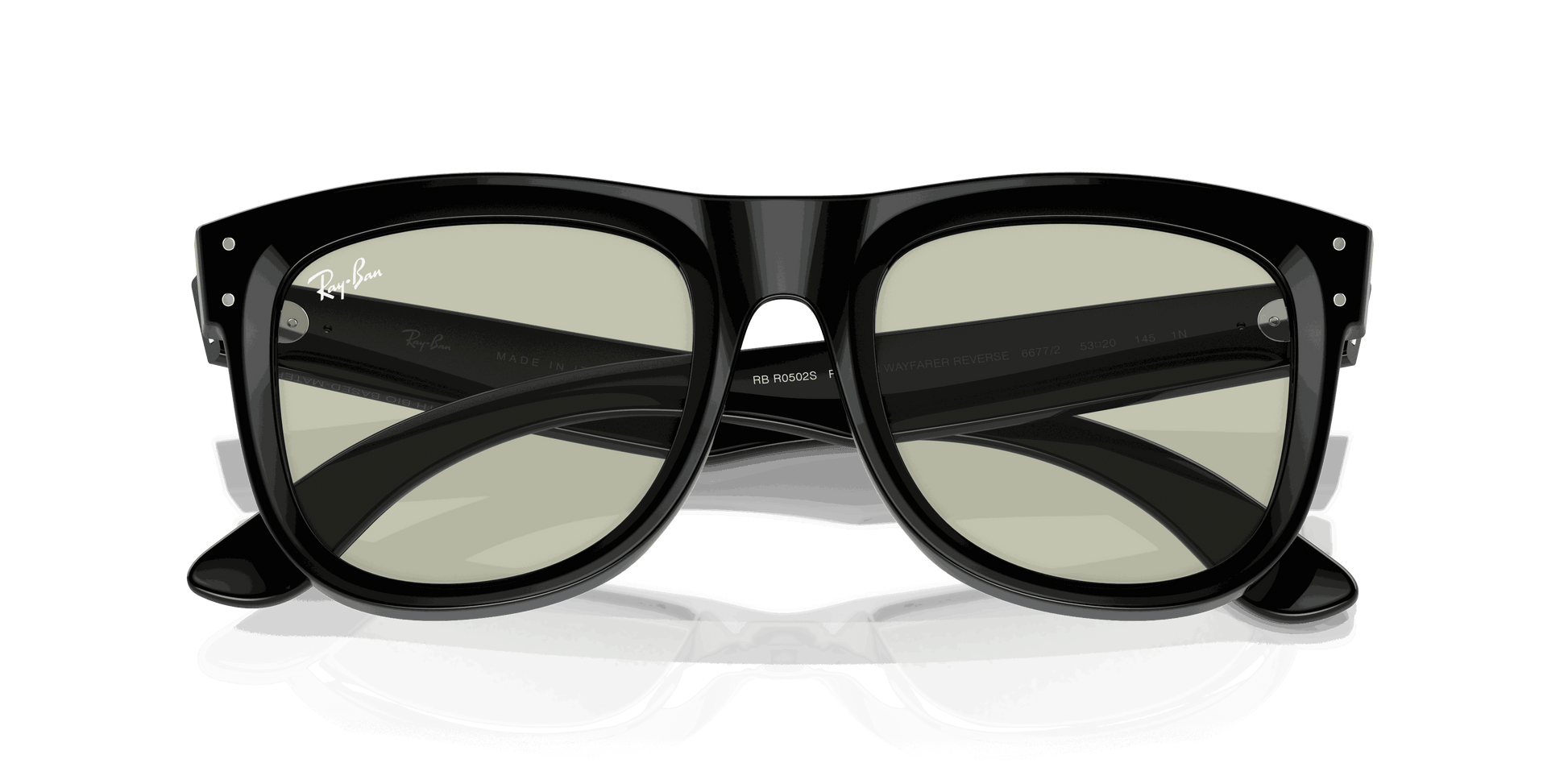 [Light Green Lenses, Polished Black Frame]