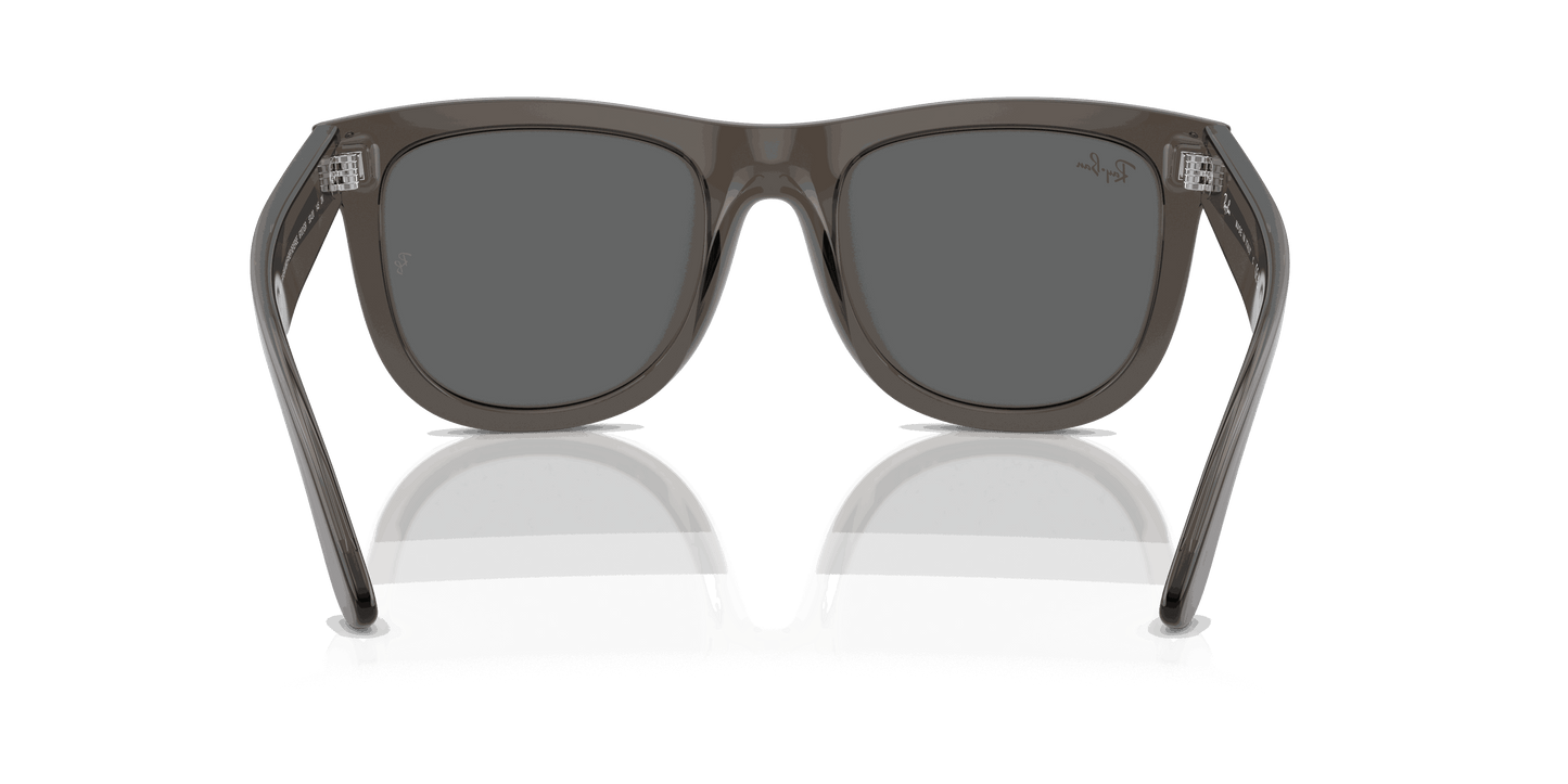[Dark Grey Lenses, Polished Transparent Dark Grey Frame]