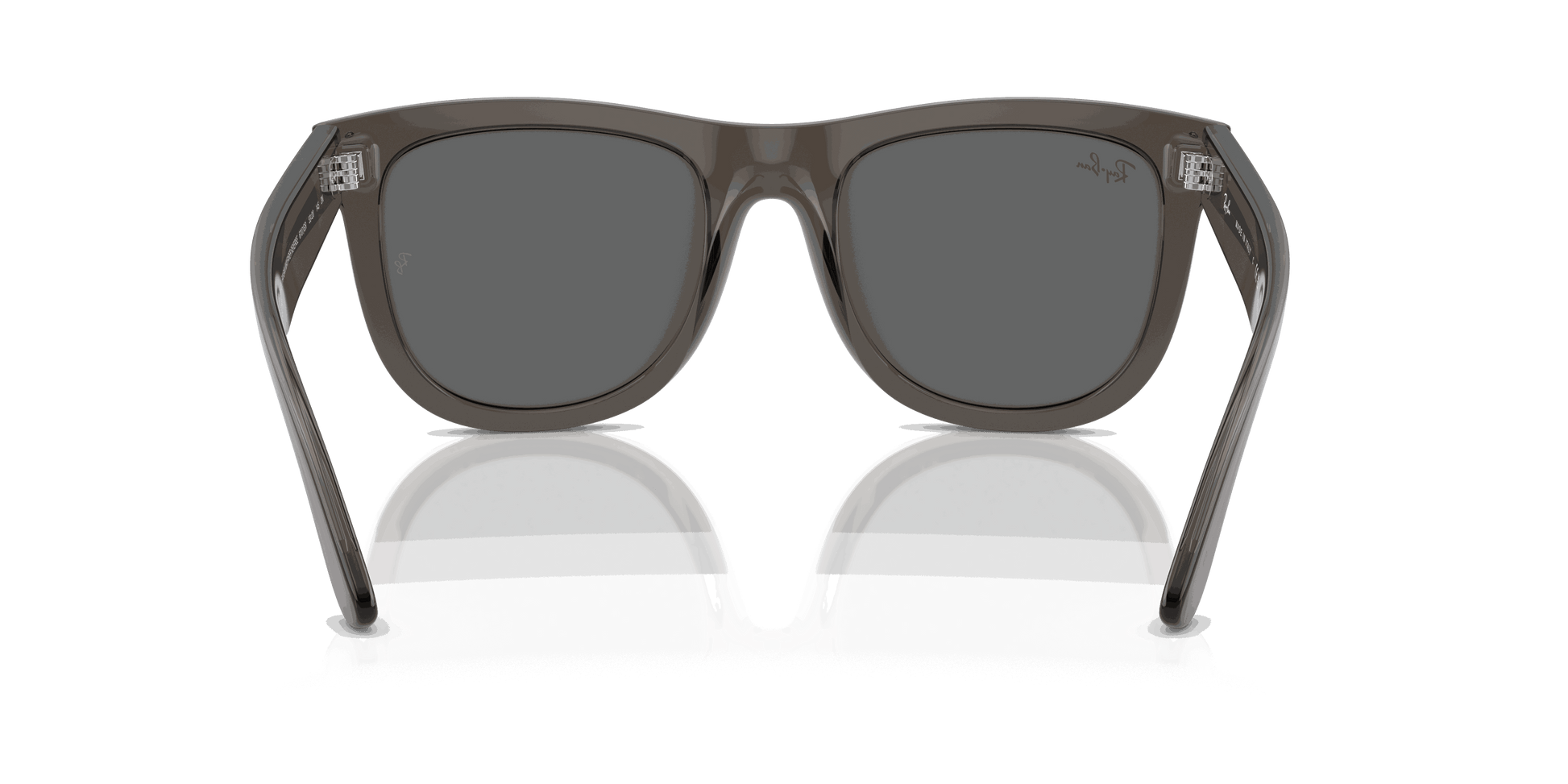 [Dark Grey Lenses, Polished Transparent Dark Grey Frame]