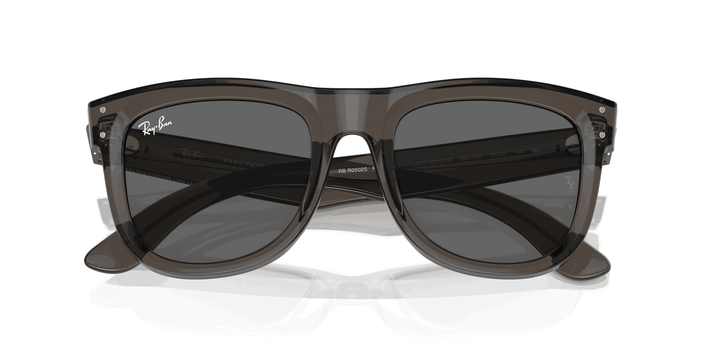 [Dark Grey Lenses, Polished Transparent Dark Grey Frame]