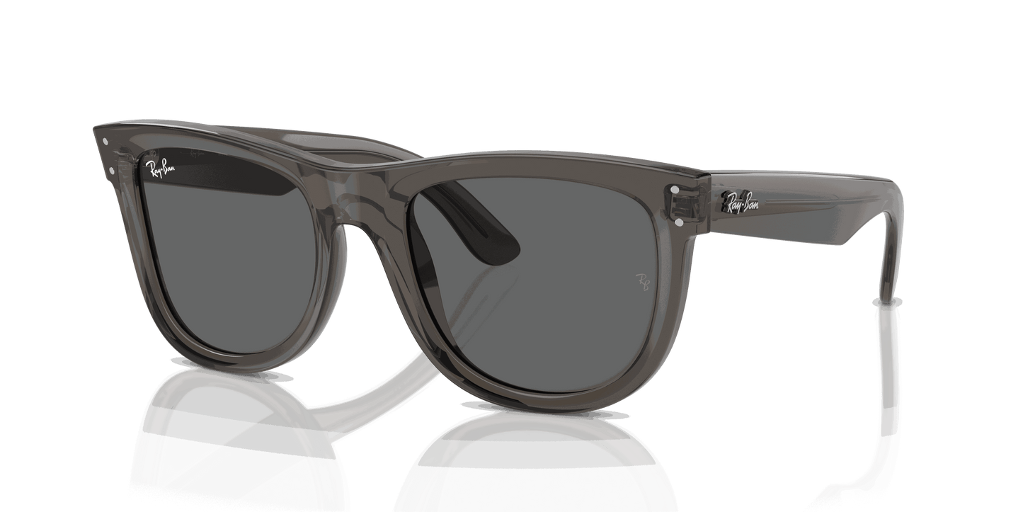 [Dark Grey Lenses, Polished Transparent Dark Grey Frame]