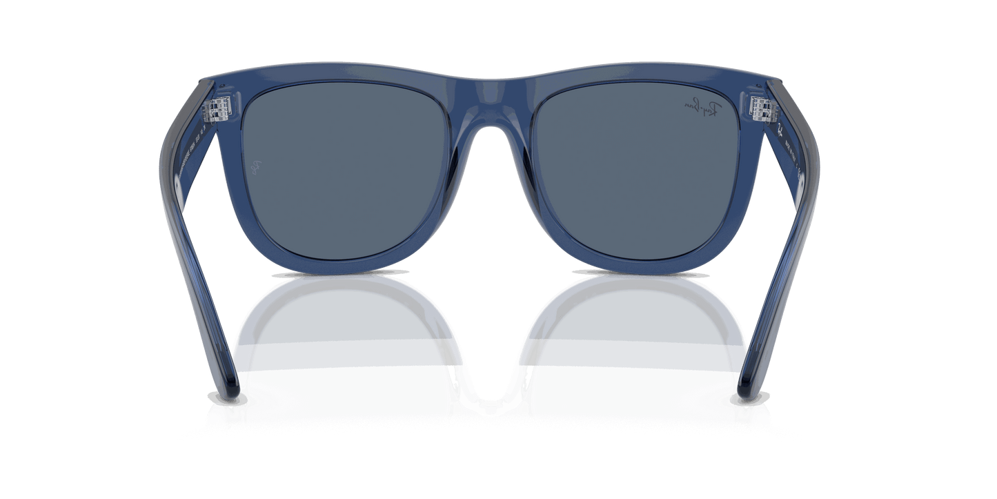 [Dark Blue Lenses, Polished Transparent Navy Blue Frame]