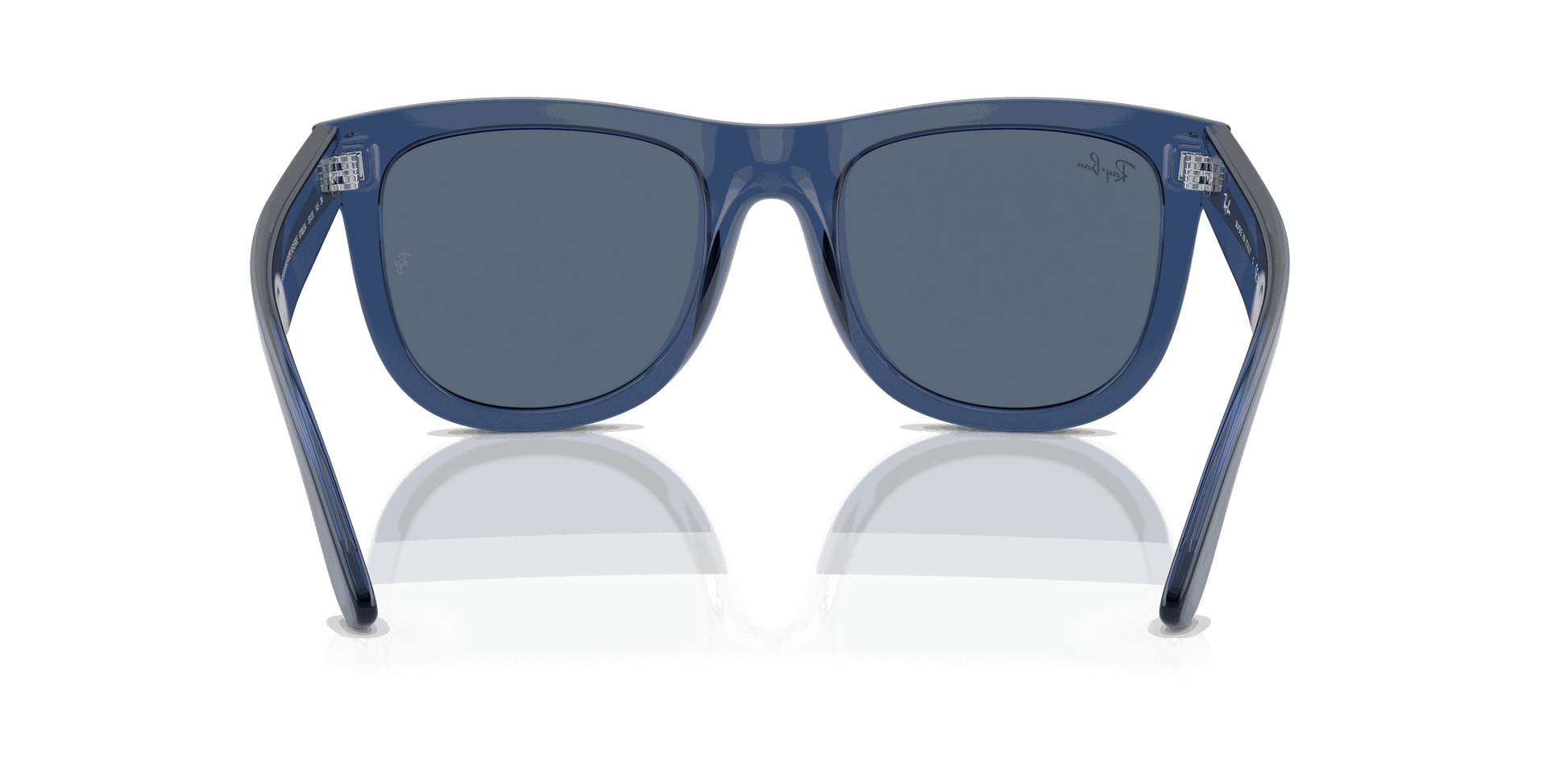 [Dark Blue Lenses, Polished Transparent Navy Blue Frame]
