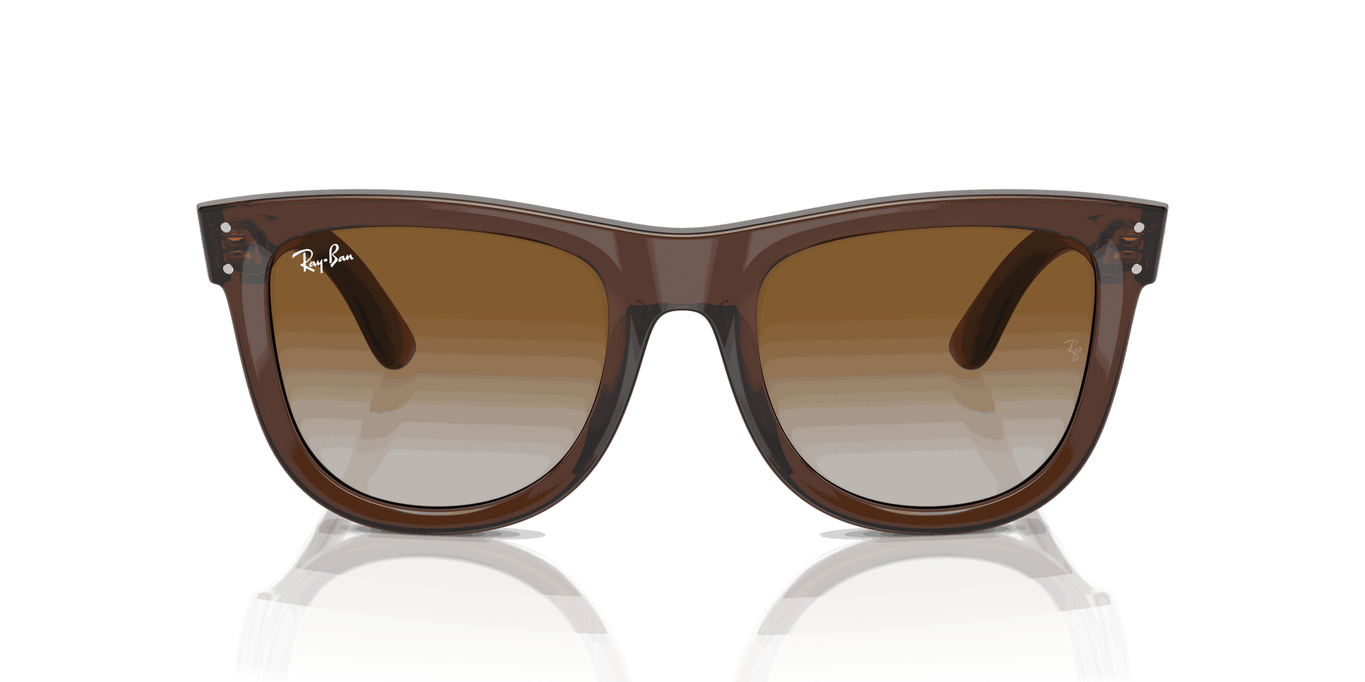 [Brown Lenses, Polished Transparent Brown Frame]