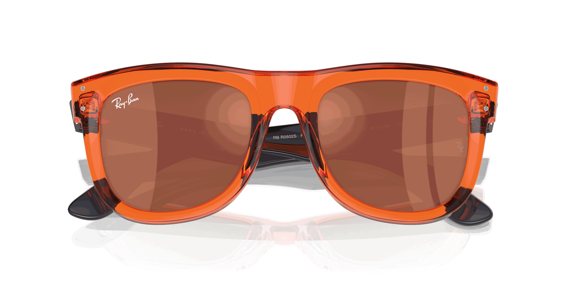 [Copper Lenses, Polished Transparent Orange Frame]