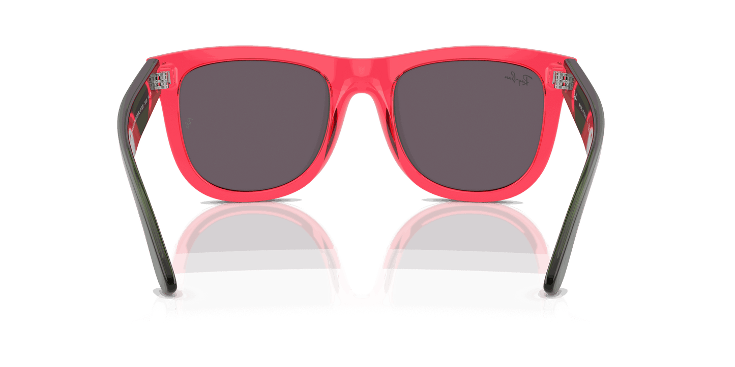 [Light Gold Lenses, Polished Transparent Red Frame]