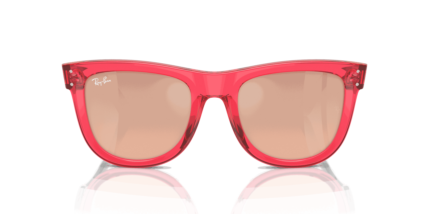 [Light Gold Lenses, Polished Transparent Red Frame]