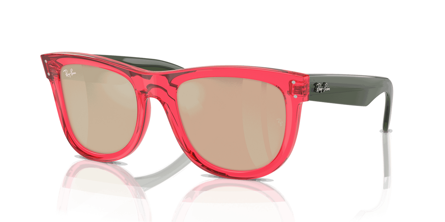 [Light Gold Lenses, Polished Transparent Red Frame]