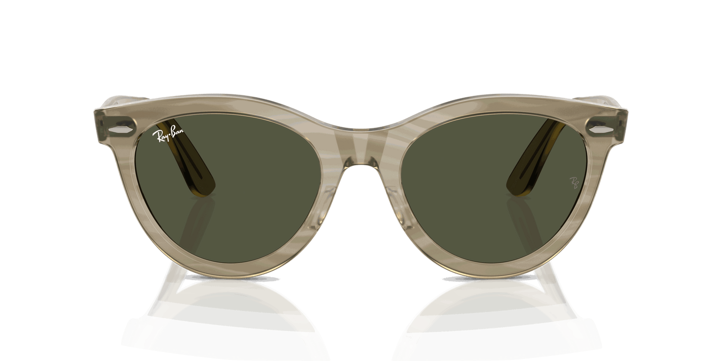 [G-15 Green Lenses, Polished Photo Striped Grey Frame]