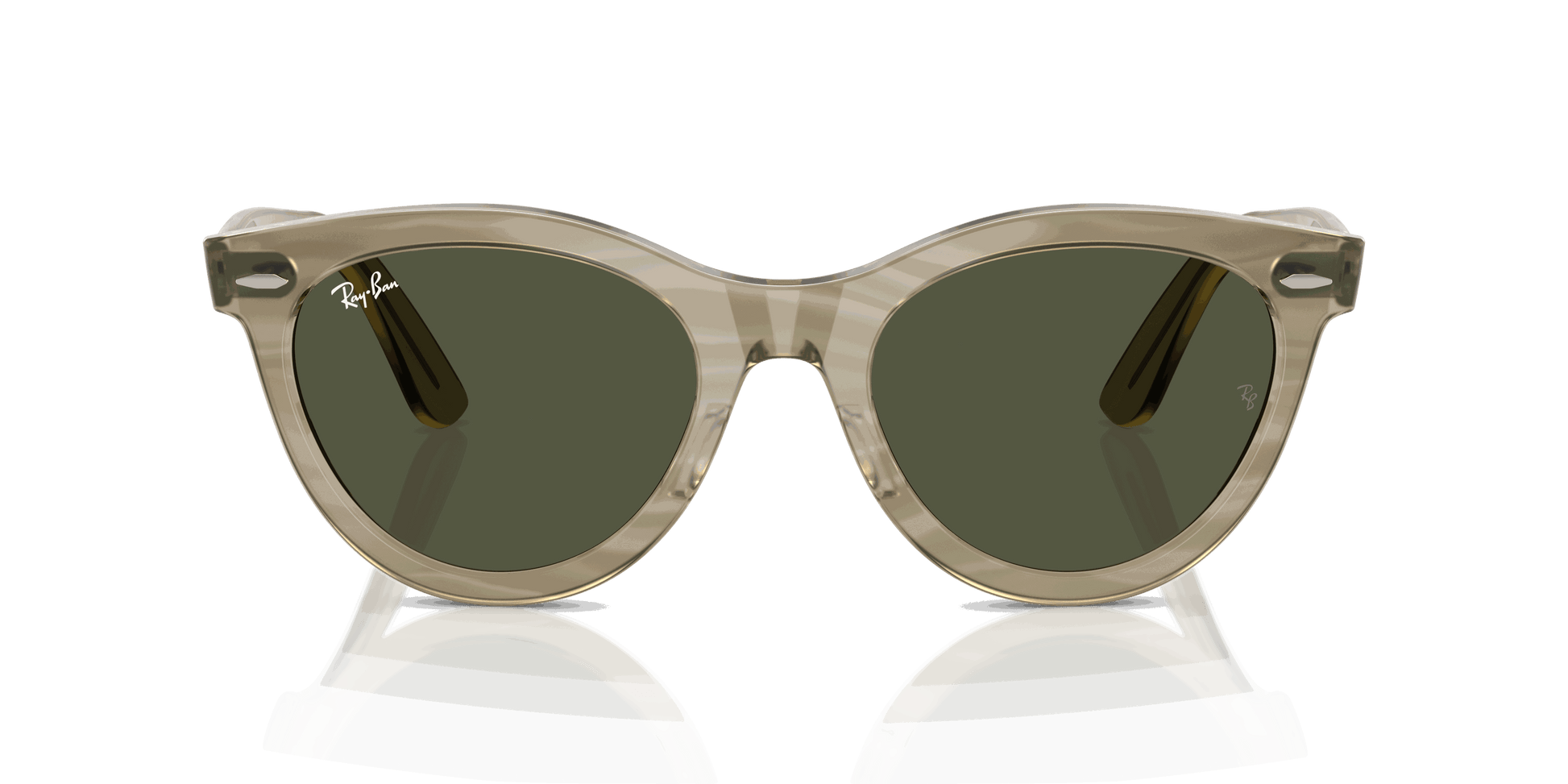 [G-15 Green Lenses, Polished Photo Striped Grey Frame]