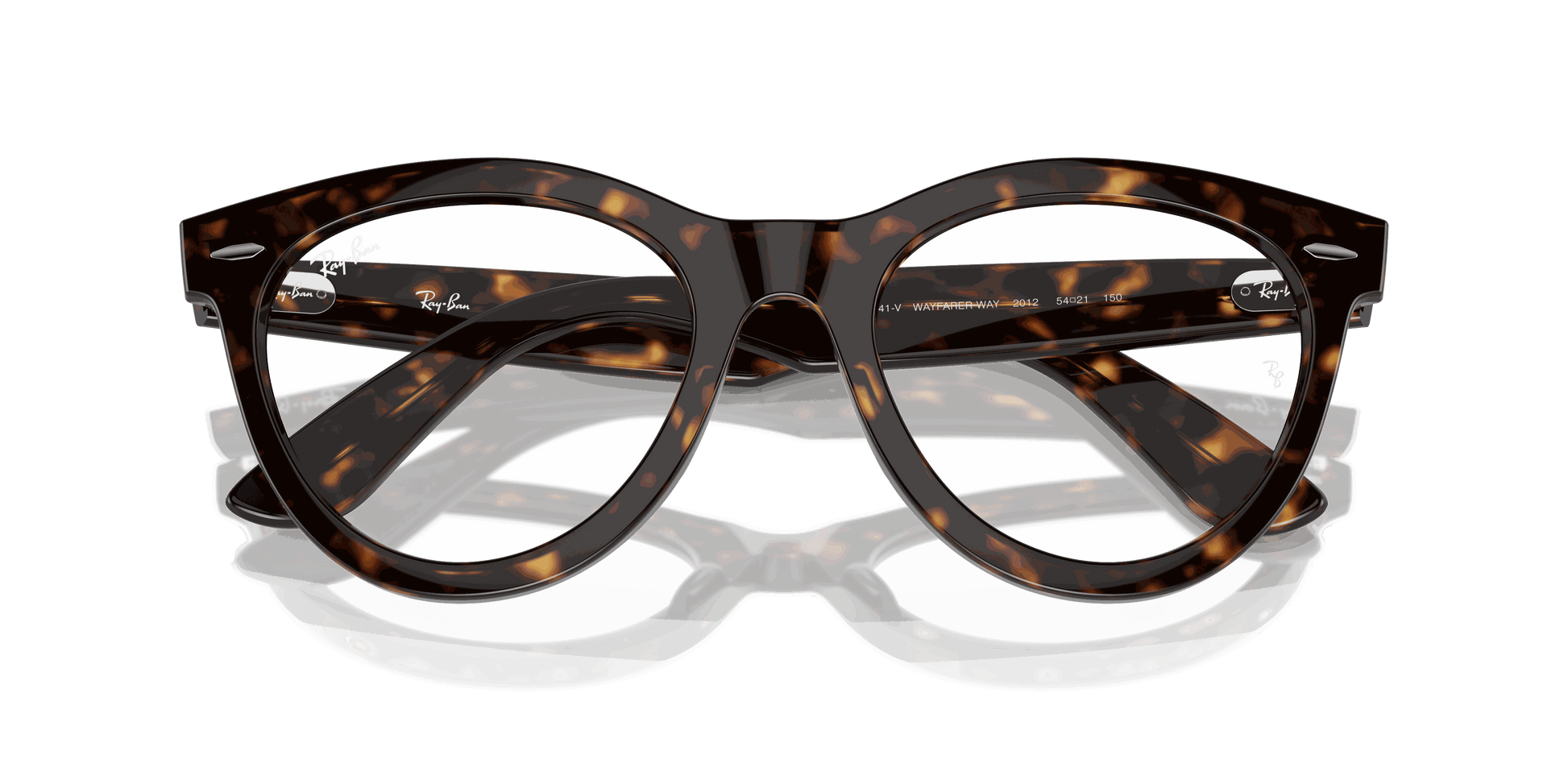 [Clear Lenses, Polished Havana Frame]
