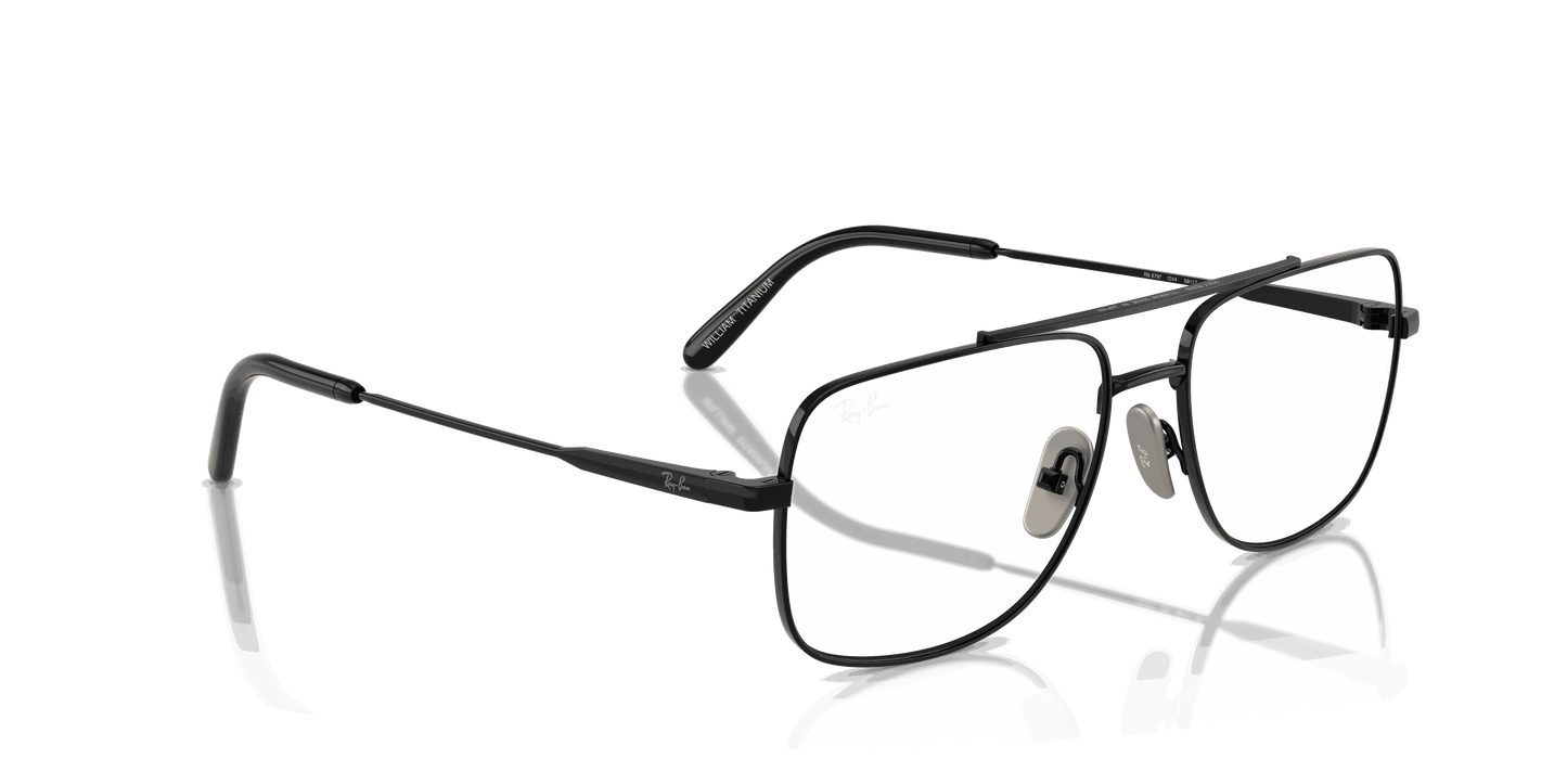 [Clear Lenses, Polished Black Frame]