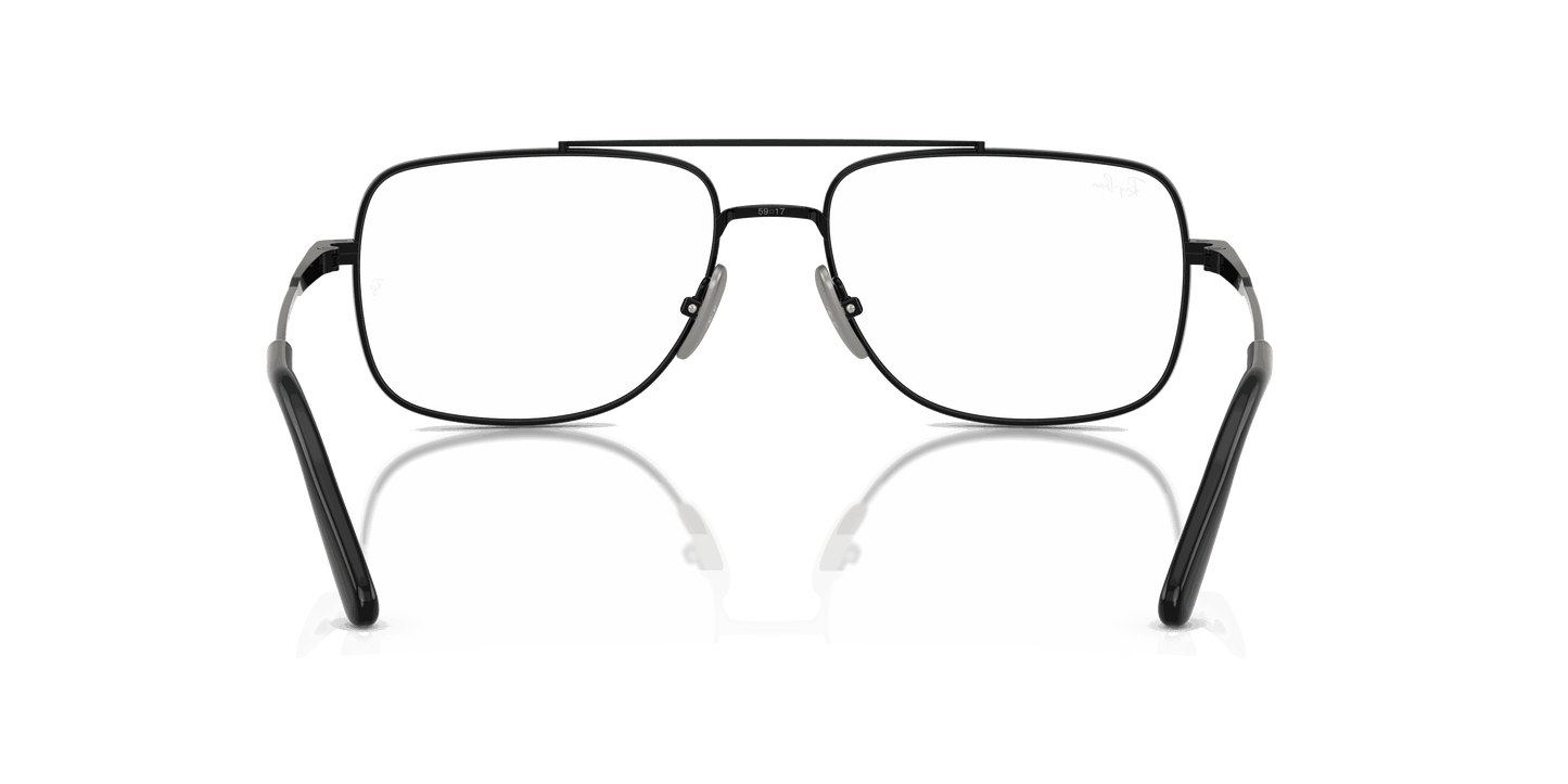 [Clear Lenses, Polished Black Frame]