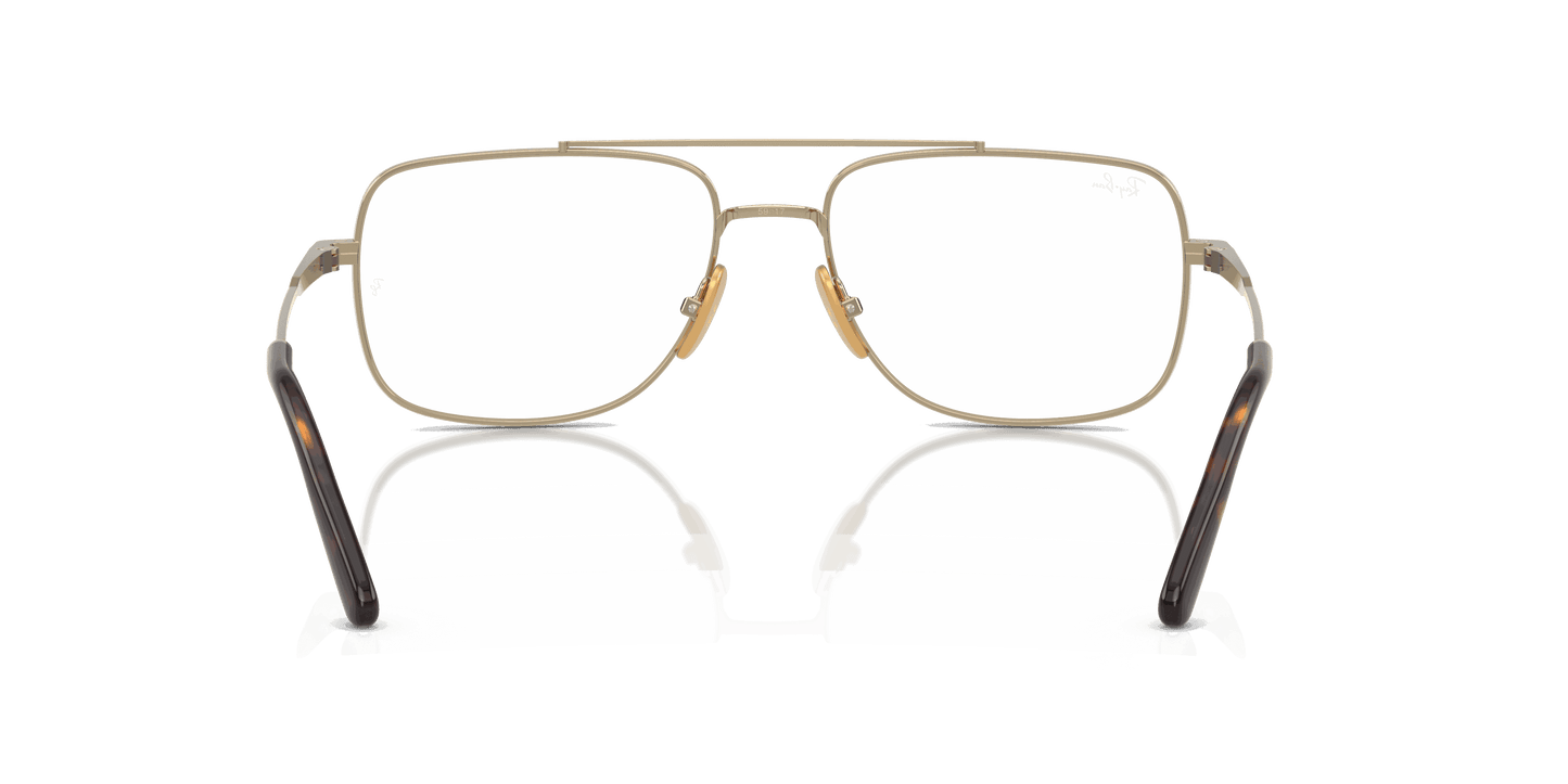 [Clear Lenses, Polished Arista Gold Frame]