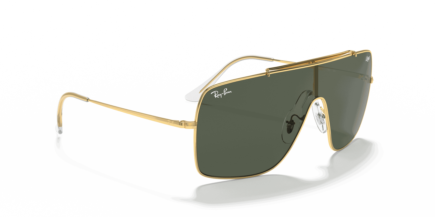 [Dark Green Lenses, Polished Arista Gold Frame]