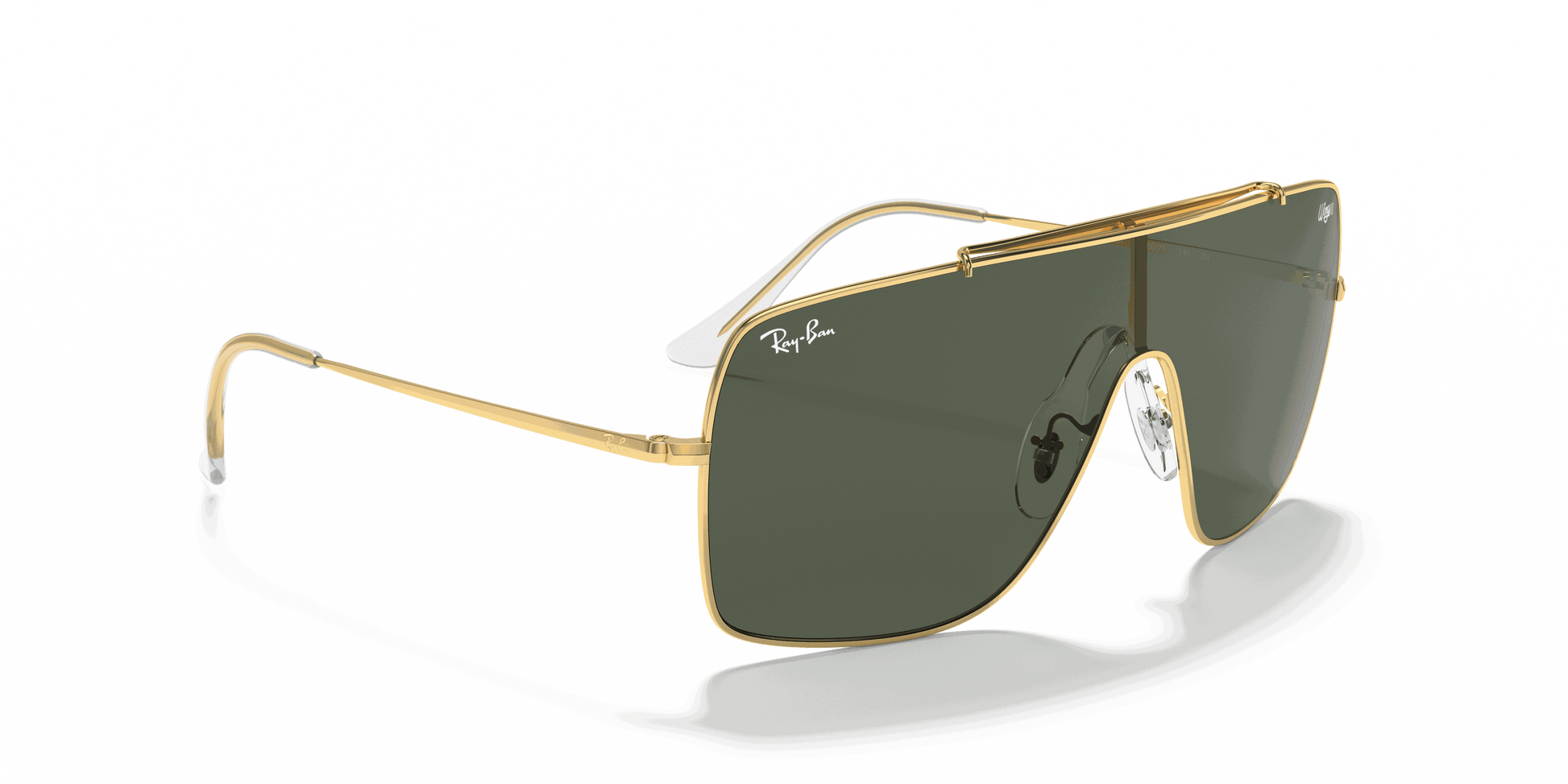 [Dark Green Lenses, Polished Arista Gold Frame]