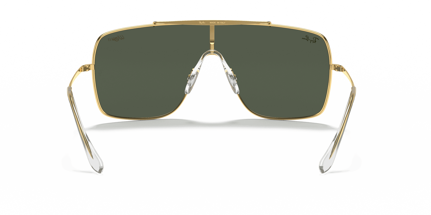[Dark Green Lenses, Polished Arista Gold Frame]