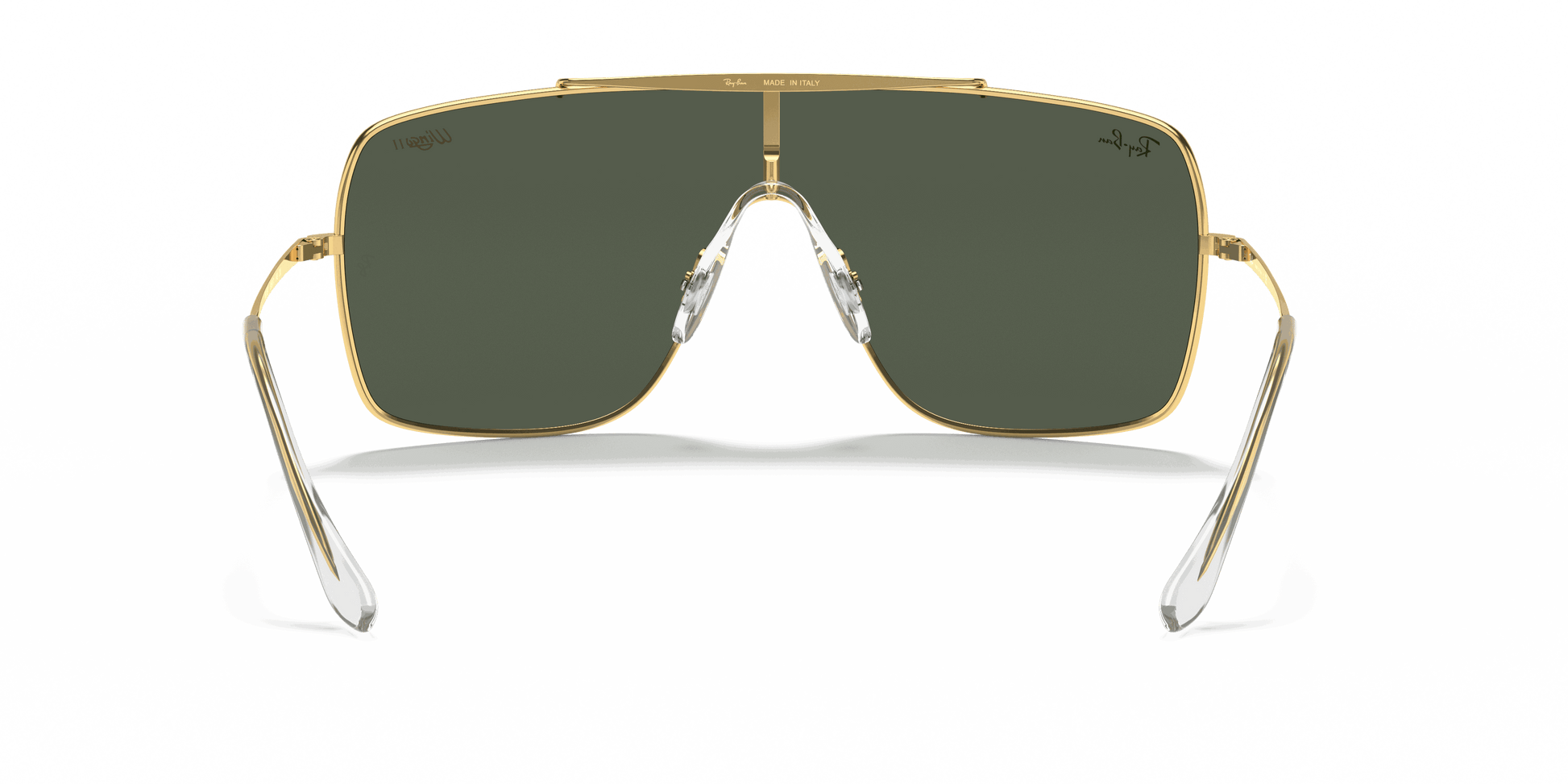 [Dark Green Lenses, Polished Arista Gold Frame]