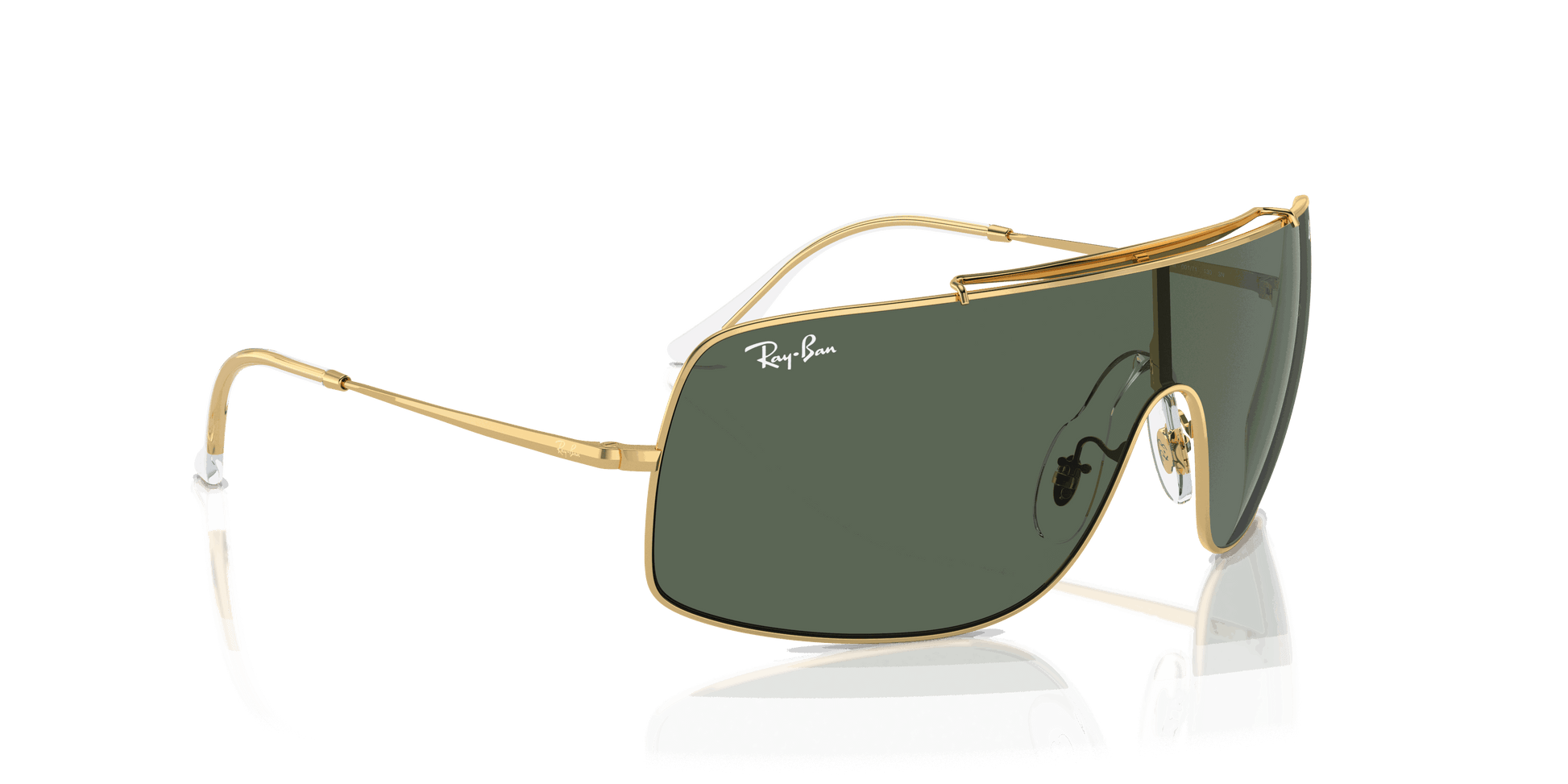 [Dark Green Lenses, Polished Arista Gold Frame]