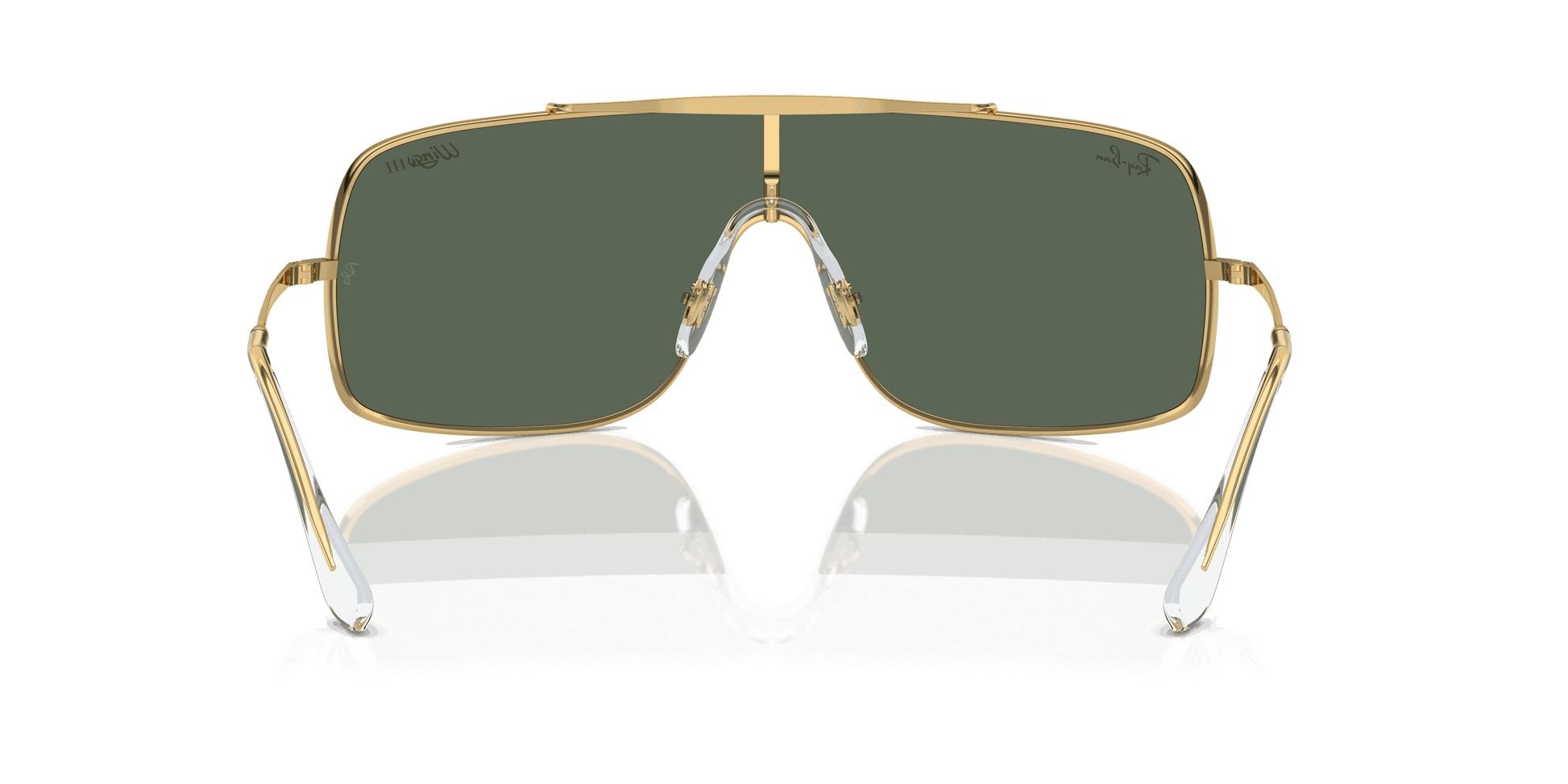 [Dark Green Lenses, Polished Arista Gold Frame]
