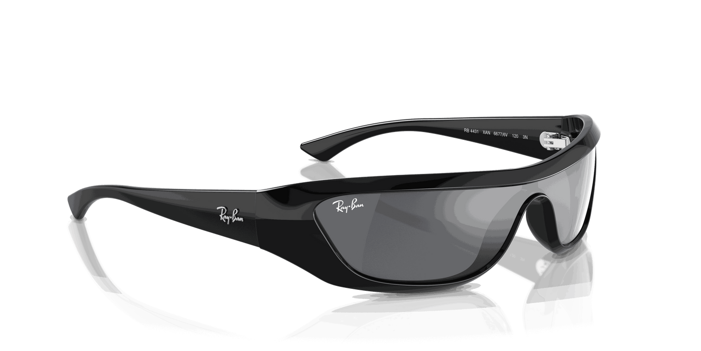 [Dark Grey Lenses, Polished Black Frame]