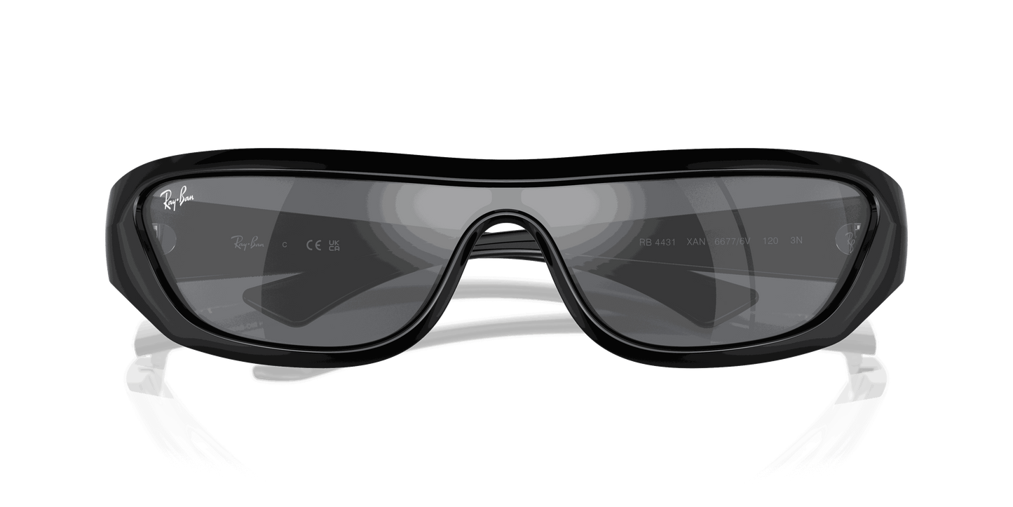 [Dark Grey Lenses, Polished Black Frame]